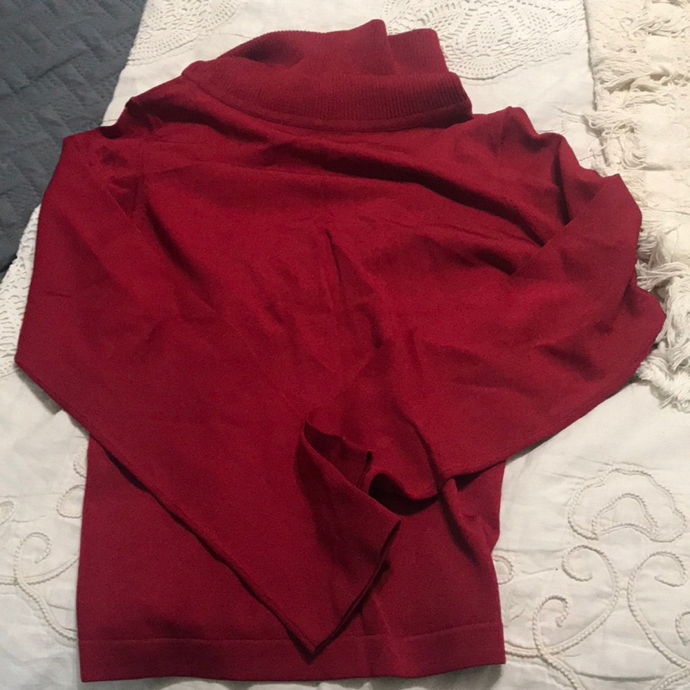 Rafaella turtleneck red sweater